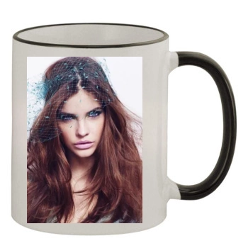 Barbara Palvin 11oz Colored Rim & Handle Mug