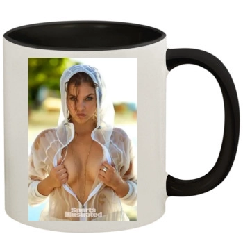 Barbara Palvin 11oz Colored Inner & Handle Mug