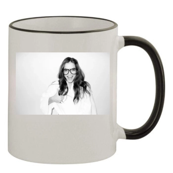 Barbara Palvin 11oz Colored Rim & Handle Mug