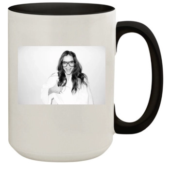 Barbara Palvin 15oz Colored Inner & Handle Mug