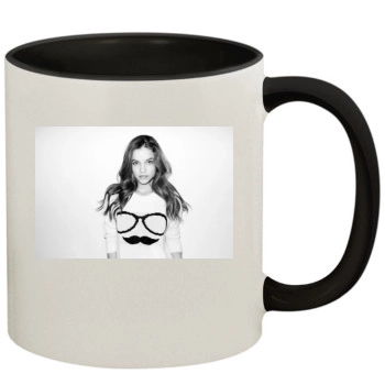 Barbara Palvin 11oz Colored Inner & Handle Mug