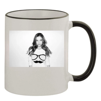 Barbara Palvin 11oz Colored Rim & Handle Mug