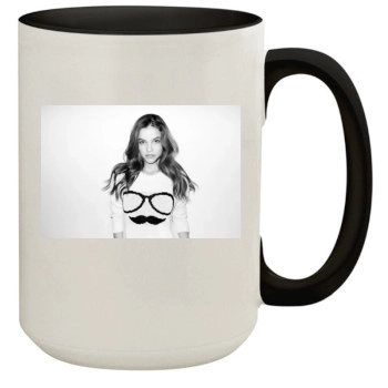 Barbara Palvin 15oz Colored Inner & Handle Mug