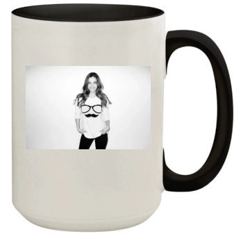 Barbara Palvin 15oz Colored Inner & Handle Mug