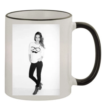 Barbara Palvin 11oz Colored Rim & Handle Mug