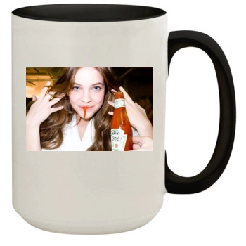 Barbara Palvin 15oz Colored Inner & Handle Mug