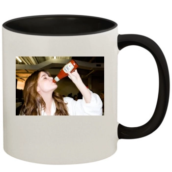 Barbara Palvin 11oz Colored Inner & Handle Mug