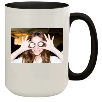 Barbara Palvin 15oz Colored Inner & Handle Mug