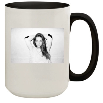 Barbara Palvin 15oz Colored Inner & Handle Mug