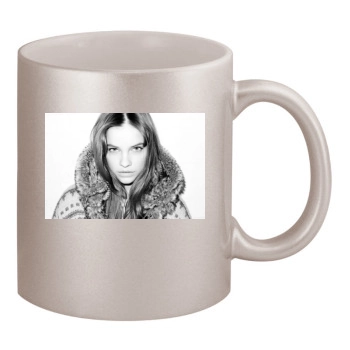 Barbara Palvin 11oz Metallic Silver Mug