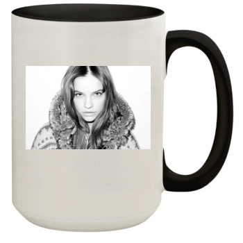 Barbara Palvin 15oz Colored Inner & Handle Mug