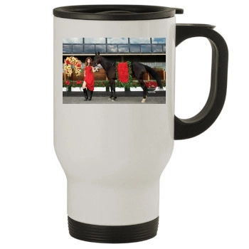 Barbara Palvin Stainless Steel Travel Mug