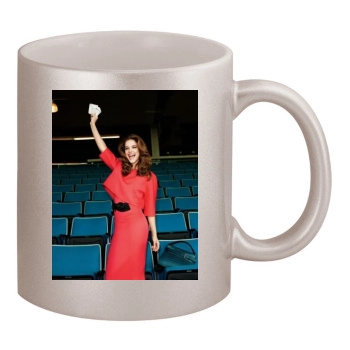 Barbara Palvin 11oz Metallic Silver Mug