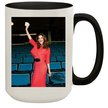 Barbara Palvin 15oz Colored Inner & Handle Mug