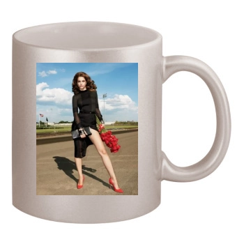 Barbara Palvin 11oz Metallic Silver Mug