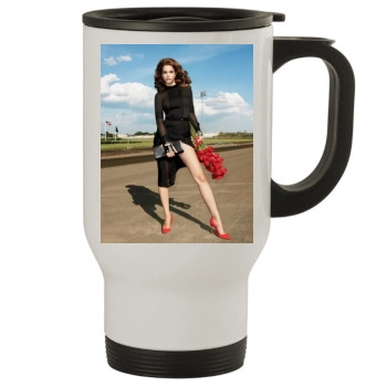 Barbara Palvin Stainless Steel Travel Mug