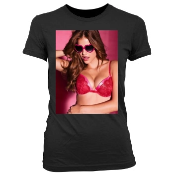 Barbara Palvin Women's Junior Cut Crewneck T-Shirt