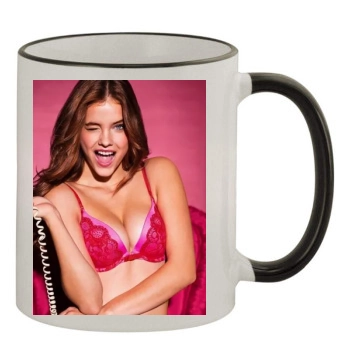 Barbara Palvin 11oz Colored Rim & Handle Mug