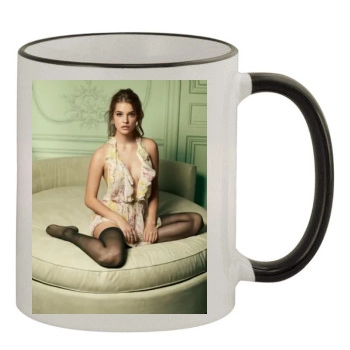 Barbara Palvin 11oz Colored Rim & Handle Mug