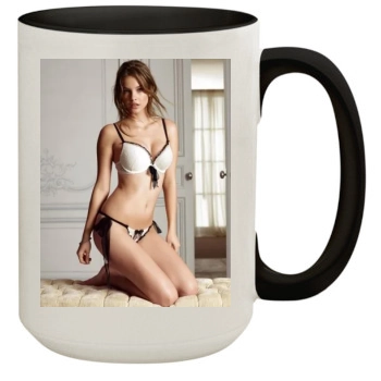 Barbara Palvin 15oz Colored Inner & Handle Mug