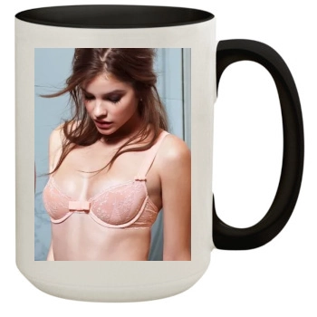 Barbara Palvin 15oz Colored Inner & Handle Mug