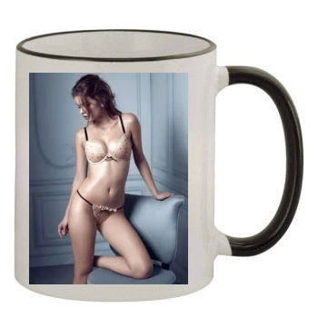 Barbara Palvin 11oz Colored Rim & Handle Mug