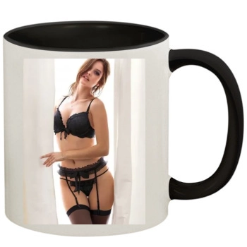 Barbara Palvin 11oz Colored Inner & Handle Mug