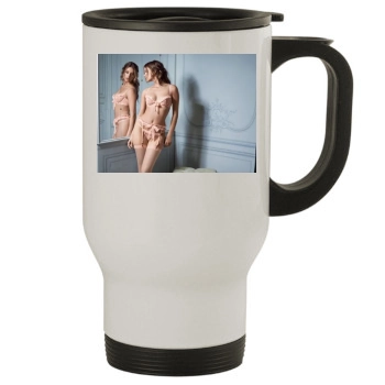 Barbara Palvin Stainless Steel Travel Mug