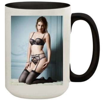 Barbara Palvin 15oz Colored Inner & Handle Mug