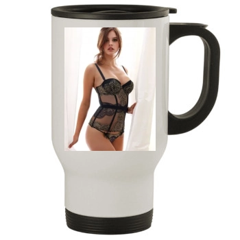 Barbara Palvin Stainless Steel Travel Mug