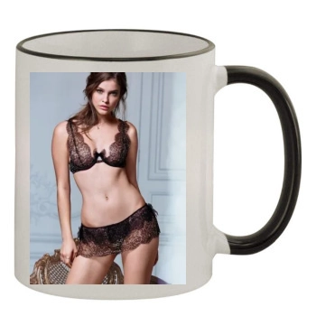 Barbara Palvin 11oz Colored Rim & Handle Mug