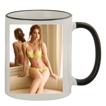 Barbara Palvin 11oz Colored Rim & Handle Mug