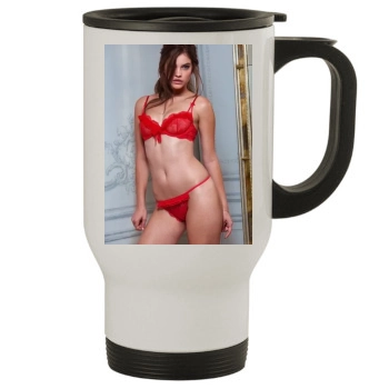 Barbara Palvin Stainless Steel Travel Mug