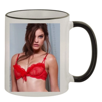 Barbara Palvin 11oz Colored Rim & Handle Mug