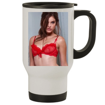 Barbara Palvin Stainless Steel Travel Mug