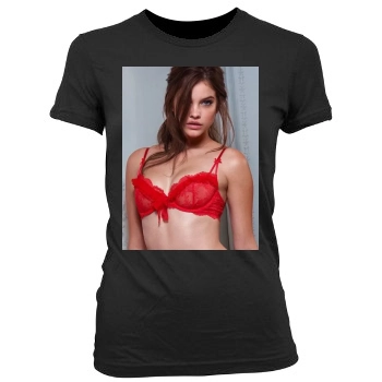 Barbara Palvin Women's Junior Cut Crewneck T-Shirt