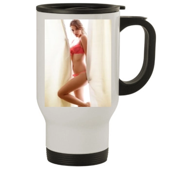 Barbara Palvin Stainless Steel Travel Mug