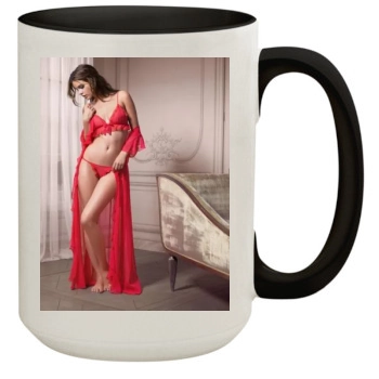 Barbara Palvin 15oz Colored Inner & Handle Mug