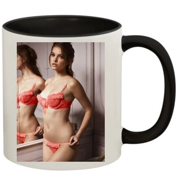 Barbara Palvin 11oz Colored Inner & Handle Mug