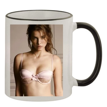 Barbara Palvin 11oz Colored Rim & Handle Mug