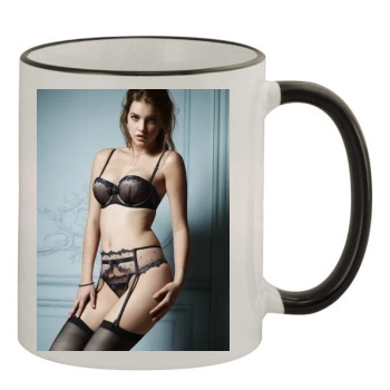 Barbara Palvin 11oz Colored Rim & Handle Mug