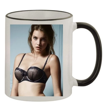 Barbara Palvin 11oz Colored Rim & Handle Mug