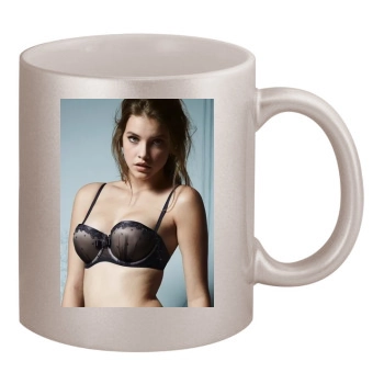 Barbara Palvin 11oz Metallic Silver Mug