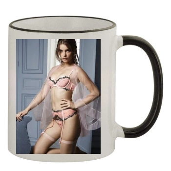 Barbara Palvin 11oz Colored Rim & Handle Mug