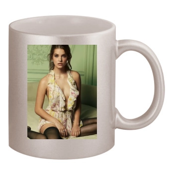 Barbara Palvin 11oz Metallic Silver Mug