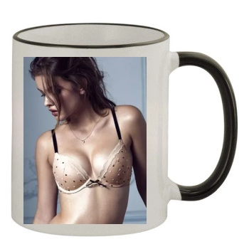 Barbara Palvin 11oz Colored Rim & Handle Mug