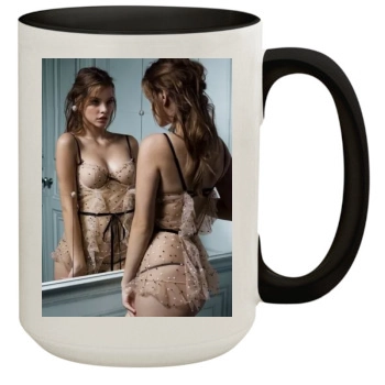 Barbara Palvin 15oz Colored Inner & Handle Mug