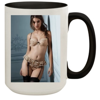 Barbara Palvin 15oz Colored Inner & Handle Mug