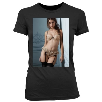 Barbara Palvin Women's Junior Cut Crewneck T-Shirt