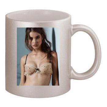 Barbara Palvin 11oz Metallic Silver Mug